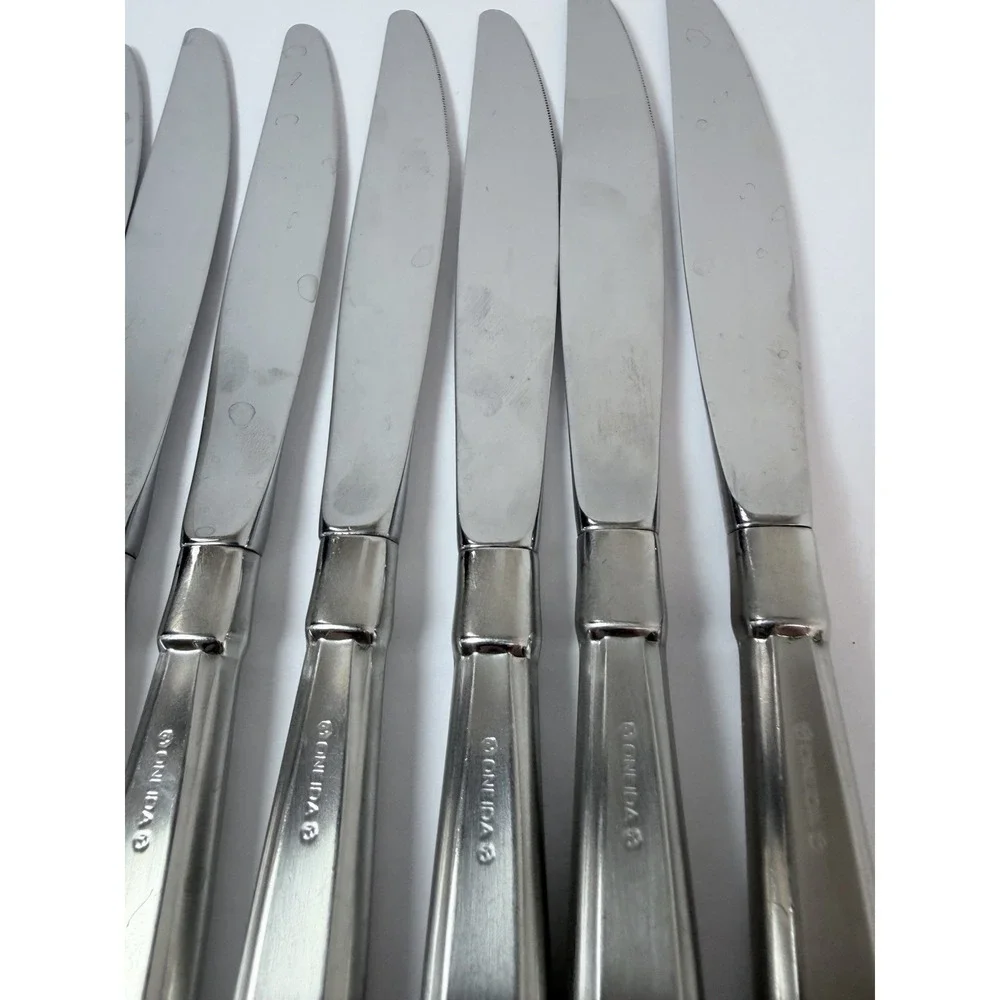 Oneida Act II Cube Dinner Knife Knives 9 1/4